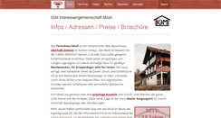 Desktop Screenshot of ferienhaus-muesli.ch