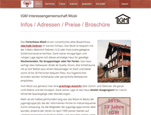 Tablet Screenshot of ferienhaus-muesli.ch